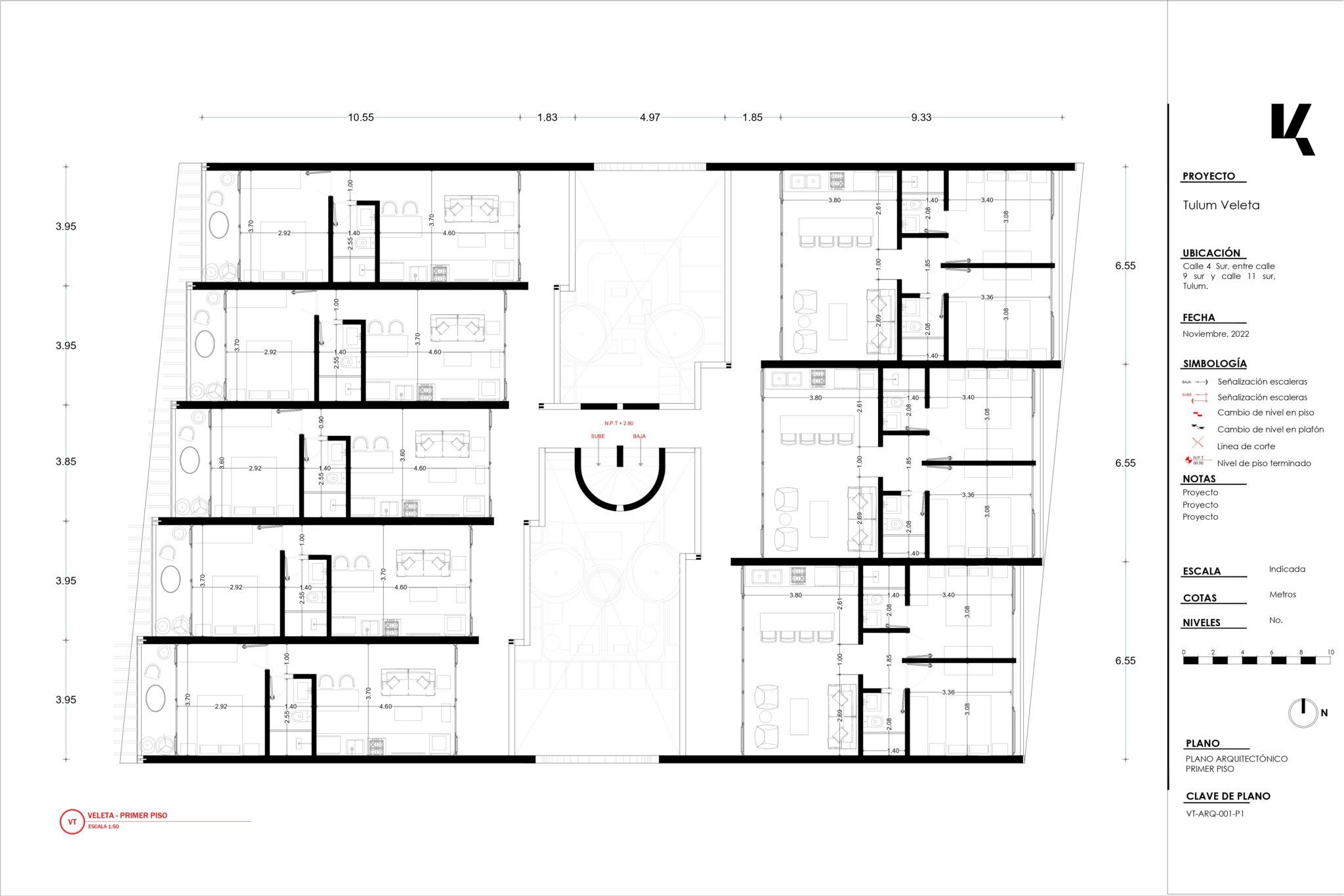 Desarrollo inmobiliario plantas arquitectonicas